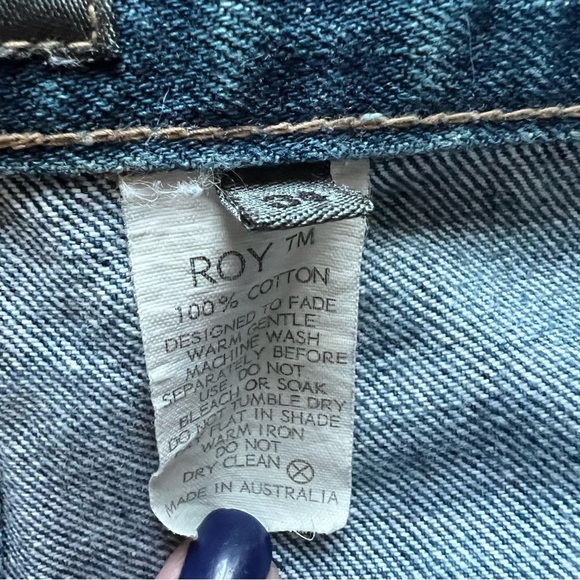 Roy Men’s Jeans Button Fly Straight 34 X 31 Made in Australia 100% Cotton - Picture 7 of 10